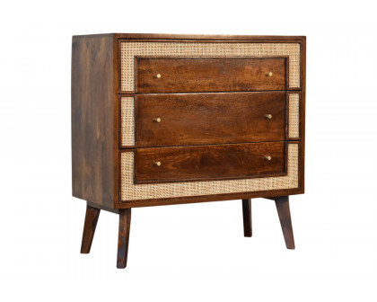 Artisan - Square Woven Chest in Chestnut