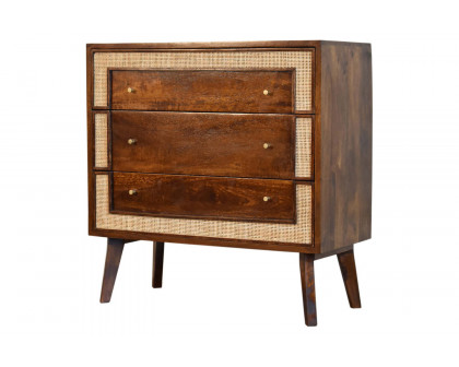 Artisan - Square Woven Chest in Chestnut