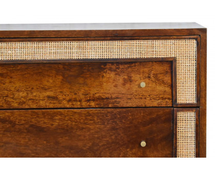 Artisan - Square Woven Chest in Chestnut