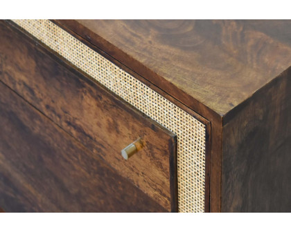 Artisan - Square Woven Chest in Chestnut