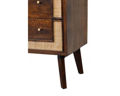 Artisan - Square Woven Chest in Chestnut