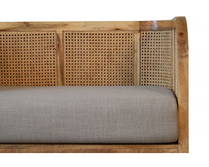 Artisan - Mud Linen Rattan Sofa