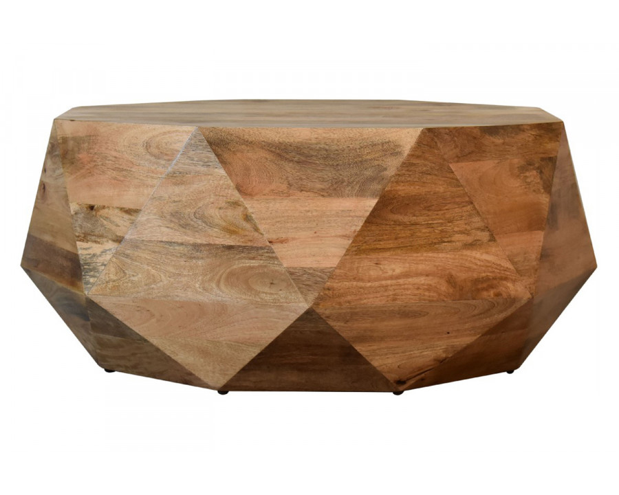 Artisan - Geometric Solid Wood Coffee Table