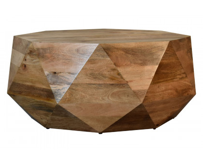 Artisan - Geometric Solid Wood Coffee Table