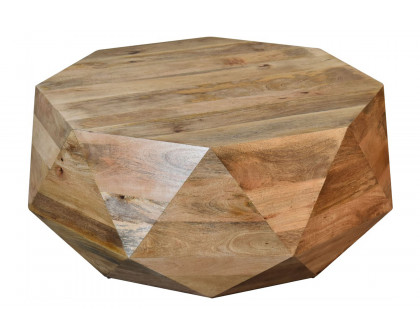 Artisan - Geometric Solid Wood Coffee Table