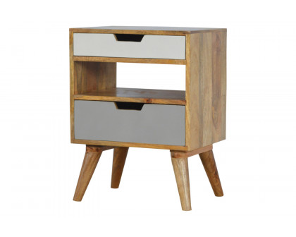 Artisan Hand Painted Cut-out Bedside - Common