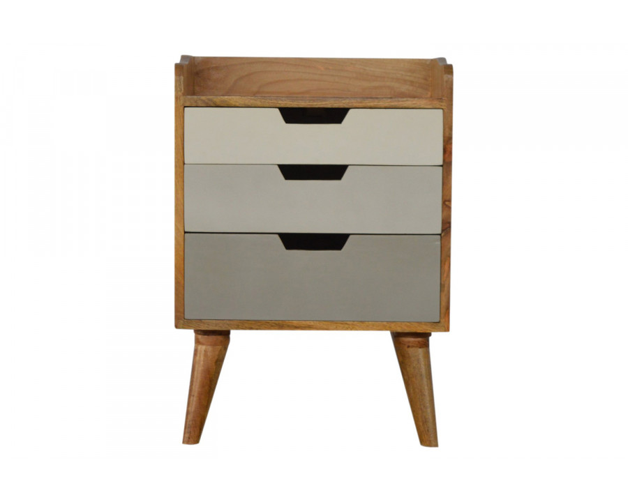 Artisan Gradient Bedside - Gray/White