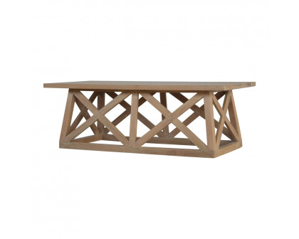 Artisan - Tristle Coffee Table in Sunbleached, Mango Wood