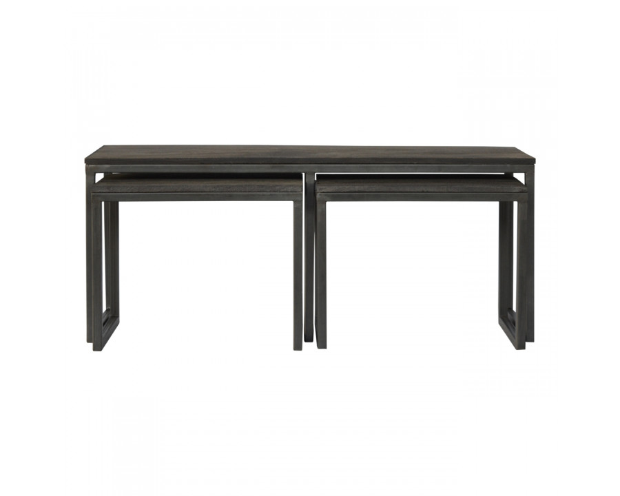 Artisan - Set of 3 Tables with Iron Base