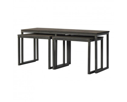 Artisan - Set of 3 Tables with Iron Base