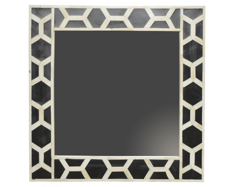 Artisan - Square Bone Inlay Mirror Frame