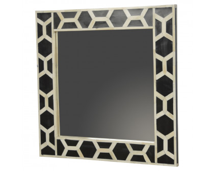 Artisan - Square Bone Inlay Mirror Frame