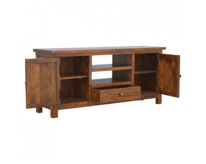 Artisan - Solid Media Unit in Wood