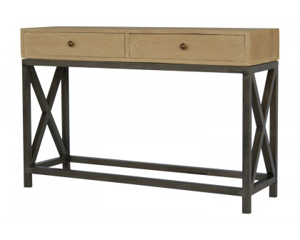 Artisan - Mango Wood Metal Base Console Table