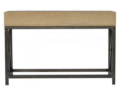 Artisan - Mango Wood Metal Base Console Table