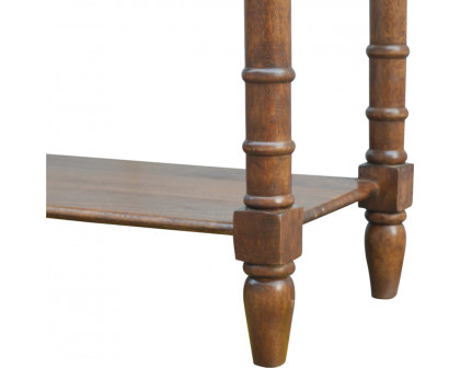 Artisan - Hallway Console Table with 4 Drawers in Light Walnut