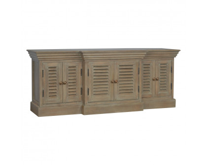 Artisan - Shutter TV Cabinet in Gray