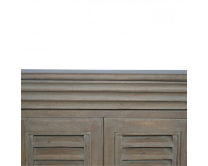 Artisan - Shutter TV Cabinet in Gray