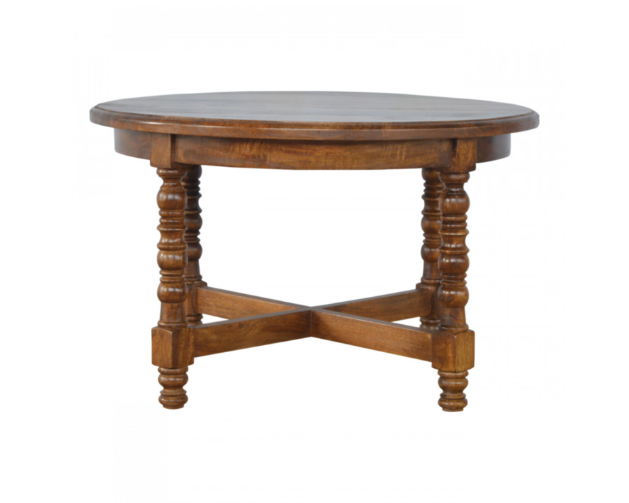 Artisan - Occasional Round Side Table in Chestnut