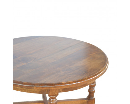 Artisan - Occasional Round Side Table in Chestnut