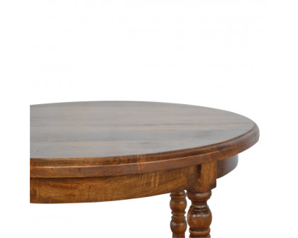 Artisan - Occasional Round Side Table in Chestnut