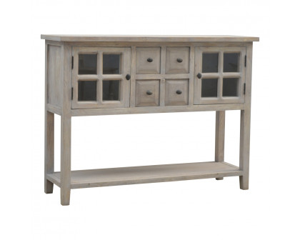 Artisan - Glazed Console with 2 Door and 4 Drawer