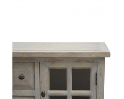 Artisan - Glazed Console with 2 Door and 4 Drawer