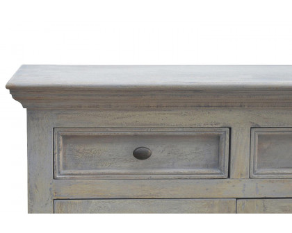 Artisan - Acid Wash Glazed Sideboard in Stone Wash