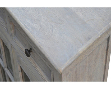 Artisan - Acid Wash Glazed Sideboard in Stone Wash