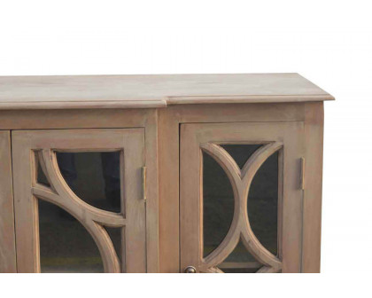 Artisan - Media Unit with 2 Hand Carved Glazed Doors