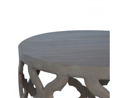 Artisan - Cut-Out Stool in Gray, Large