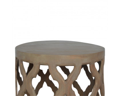 Artisan - Cut-Out Stool in Gray, Large