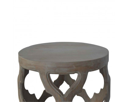 Artisan - Cut-Out Stool in Gray