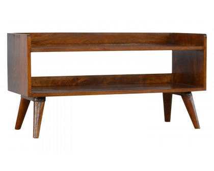 Artisan Nordic Storage Bench - Chestnut