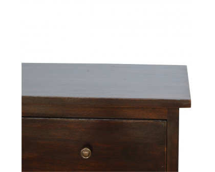 Artisan - Nordic Nightstand with 2 Drawers in Walnut