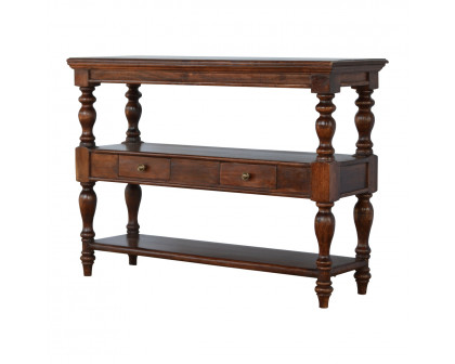 Artisan - Solid Turned Leg Console Table in Wood