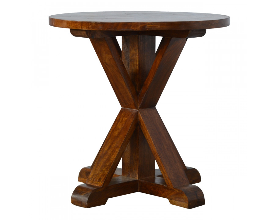 Artisan - Tristle Round Table in Chestnut