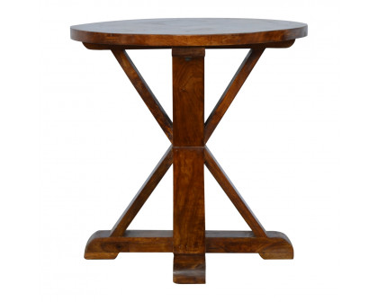 Artisan - Tristle Round Table in Chestnut