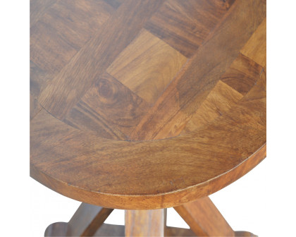 Artisan - Tristle Round Table in Chestnut