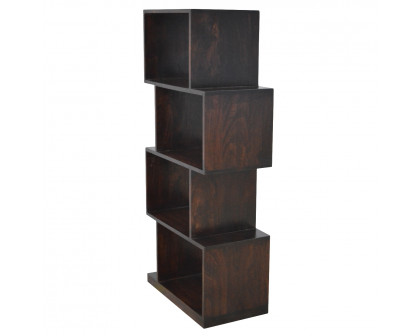 Artisan - Zig Zag Display Unit in Chestnut