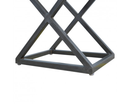 Artisan - Industrial Cross Coffee Table in Metal