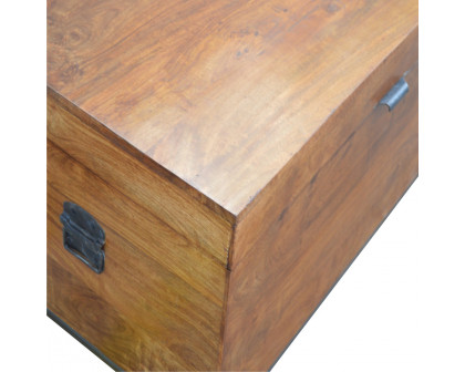 Artisan - Industrial Storage Box in Chestnut, Wood