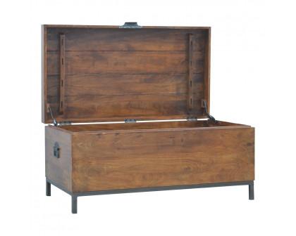 Artisan - Industrial Storage Box in Chestnut, Wood