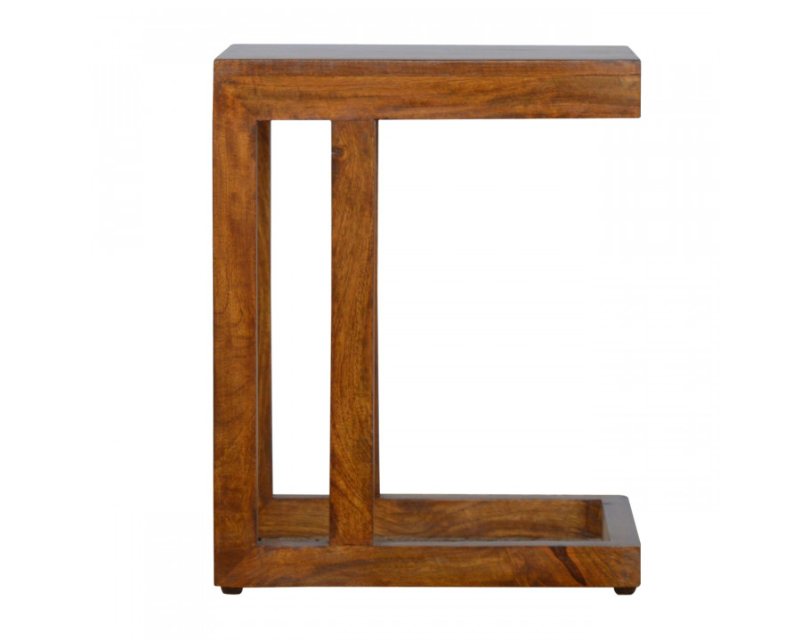 Artisan - One-Sided End Table in Chestnut