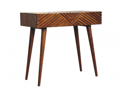 Artisan Lille Console Table - Chestnut