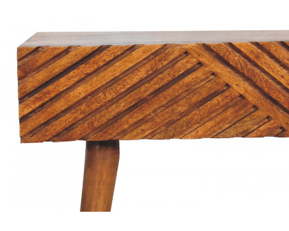 Artisan Lille Console Table - Chestnut