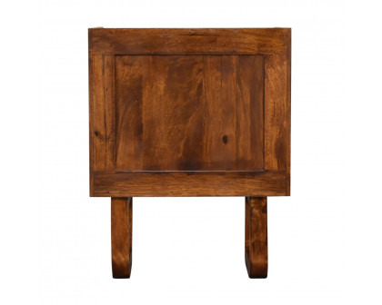 Artisan - U-Sunrise Open Nightstand in Chestnut