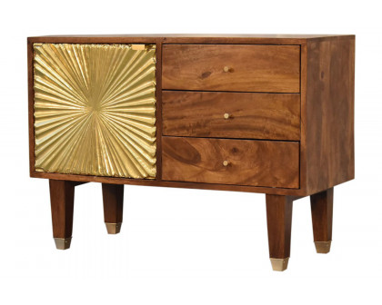 Artisan Manila Gold Sideboard - Tapered Legs