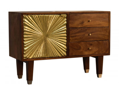 Artisan Manila Gold Sideboard - Tapered Legs