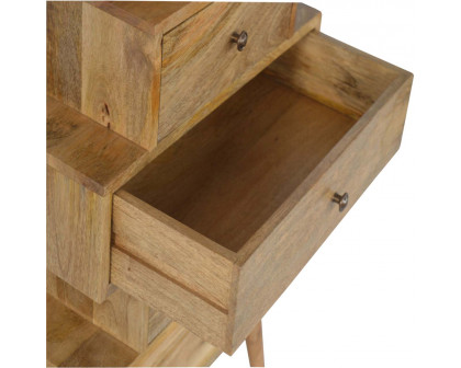 Artisan - Solid Tower Chest Cabinet in Oak-Ish, Wood